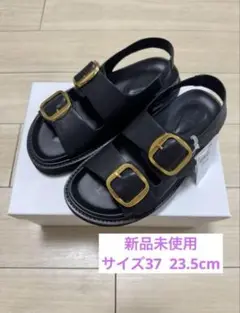 【新品タグ付】ミラオーウェン　バックルベルトサンダル　37 23.5cm