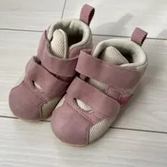 アシックス　ベビーシューズ ピンク