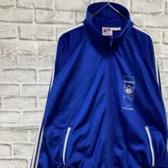 ジャージ　トラックジャケット　ブルーL 88