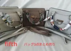 fifth スカーフ付きバッグ3点まとめ売りのサムネイル