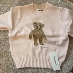 LILY BROWN クマ刺繍 半袖ニット 新品未使用タグ付き リリーブラウンのサムネイル