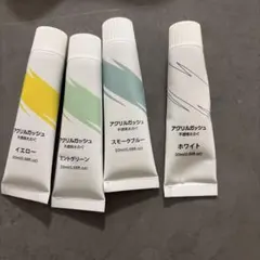 アクリルガッシュ 不透明絵の具 4本セット