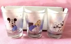 非売品 ディズニーストア ミニグラス ショットグラス ミッキー ミニー アリスのサムネイル