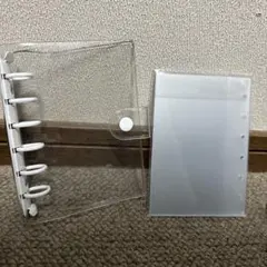 A7サイズ シール台紙 リフィル 透明 ハード バインダー セット