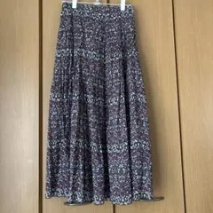 INGEBORG 総柄プリーツロングスカートのサムネイル