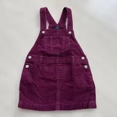 【値下げ】baby GAP コーデュロイ ジャンパースカート パープル