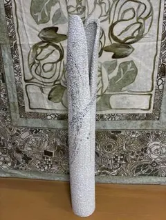 小原流　陶器 花瓶 縦長 スリットデザインのサムネイル
