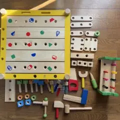 木のおもちゃ 知育玩具 大工さん ハンマートイ モンテッソーリ