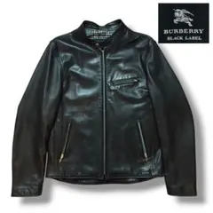 BURBERRY BLACK LABEL シングルライダース　レザージャケット