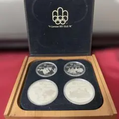 1996年アトランタオリンピック コインセット 金貨、銀貨、銅貨4枚