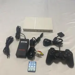 動作確認済　PS2 SCPH75000 ホワイト メモリーカード付き　プレステ2