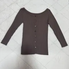 ♡FRAY I.D フレイアイディー 2wayボートネックリブニット♡のサムネイル