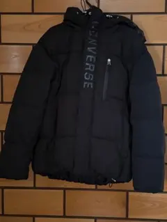 CONVERSE ファイバーダウンジャケット　中綿フーディー 撥水ストレッチ