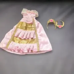 リカちゃん 着せ替え服 ピンクドレス　アウトフィット