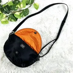 廃盤極美品✨ ポーター タンカー 2WAY ハーフムーン ナイロン ブラック