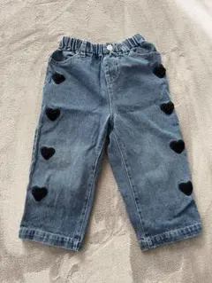 デニムパンツ ハート