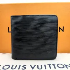 美品✨ルイヴィトン エピ マルコ 二つ折り財布 カルトクレディモネ 黒