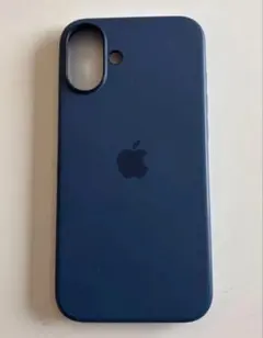 iPhone16plus用　純正シリコンケース　デニム