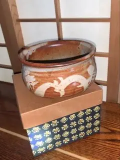 ◇◇寺田美山作◇◇ 抹茶碗 瀬戸 豊窯 御深井 御題：苗 茶道具 共箱