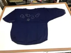 毛混　日本製　7分袖ニットトップス　新品　★6532M