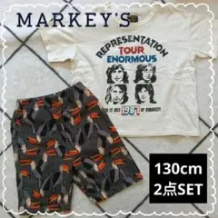 MARKEY'S マーキーズ Tシャツ ハーフパンツ 2点セット 130cm