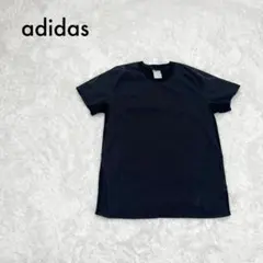 アディダス 高機能スポーツTシャツ メンズ M 黒 半袖 BS0695
