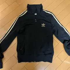 adidas ブラック ジップアップジャケット 38