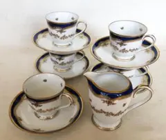 Noritake ノリタケ アクレイム デミタスカップソーサー5客 クリーマー付