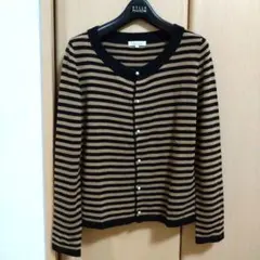 【ロペピクニック】パール風ボタンカーディガン