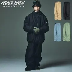 新品•未使用　BLACK SNOW スノーボードパンツ Ｓサイズ ブラック