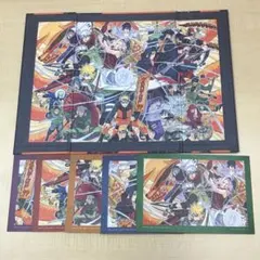 ❶一番くじ NARUTOP99 見開きビジュアルボード イラスト色紙 6点