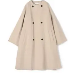 GALERIE VIE ウールダブルフェイス カラーレストレンチコート