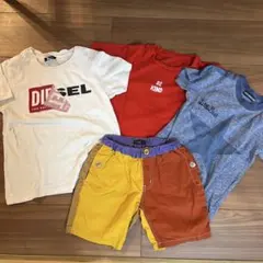 DIESEL他子供服 Tシャツ パンツ 4点セット まとめ売りのサムネイル