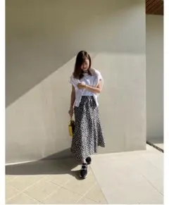 専用です！anplegant マーメイドジャガードスカート　ブラック