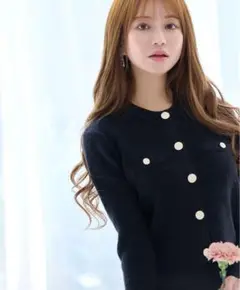 【美品】emiriawiz エミリアウィズ リブ カーディガン ブラック M Serré knit cardigan | EmiriaWiz公式オンラインストア