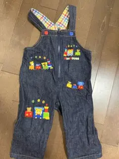 【美品】ミキハウス　オーバーオール