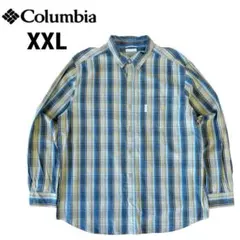 Columbia コロンビア 長袖シャツ チェック ボタンダウン XXL