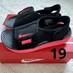 NIKE ナイキ　サンレイ　アジャスト　キッズ　サンダル　水陸　19 ピンク