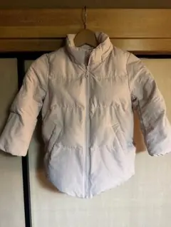 最安値美品UNIQLOユニクロピンク ダウンコート100cm