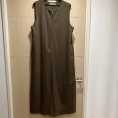 ジャンパースカート ロングワンピース