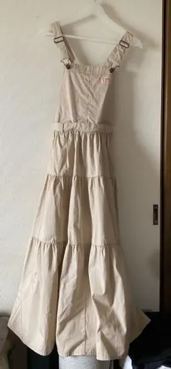 《JaVa ジャバコラボ》2wayサロペットワンピース（スカート部取り外し可）