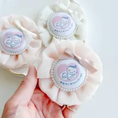 【ふんわり可愛い♡春カラー】マタニティマーク マタニティキーホルダー