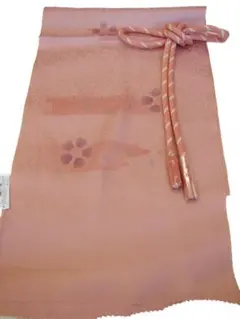 極上縮緬地の帯揚げと丸組の帯〆セット（正絹)Ｅ０３４