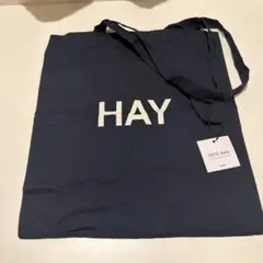 【新品未使用】タグ付き[HAY] ヘイ トートバッグ　 ネイビー(naby)