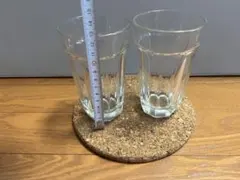 ガラス製ストレートグラス2個セット