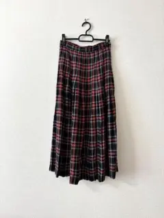 オールドギャップ　チェック　プリーツスカート