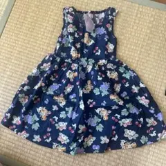 しまむノースリーブワンピース ネイビー 120cmのサムネイル