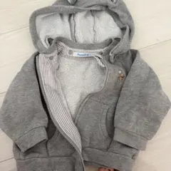 Familiar フード付きグレー トレーナー