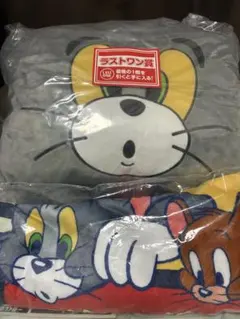 一番くじ トムとジェリー ラストワン賞 折りたたみクッション B賞 ブランケット