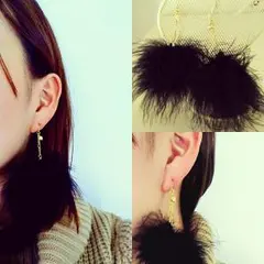 大人気マラボーファーピアス&イヤリング